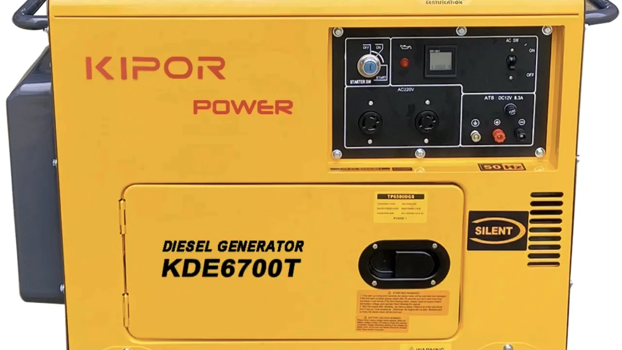 

Good price 8KVA single phase silent diesel generator