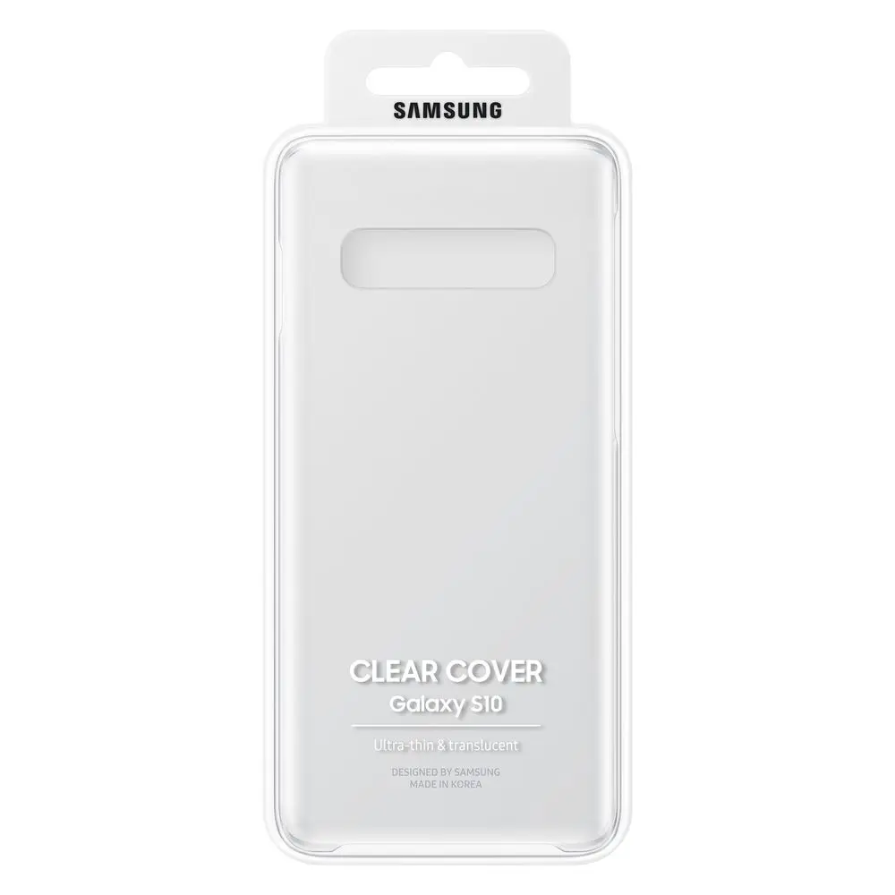 Чехол Samsung Clear Cover Galaxy S10 Прозрачный | Мобильные телефоны и аксессуары