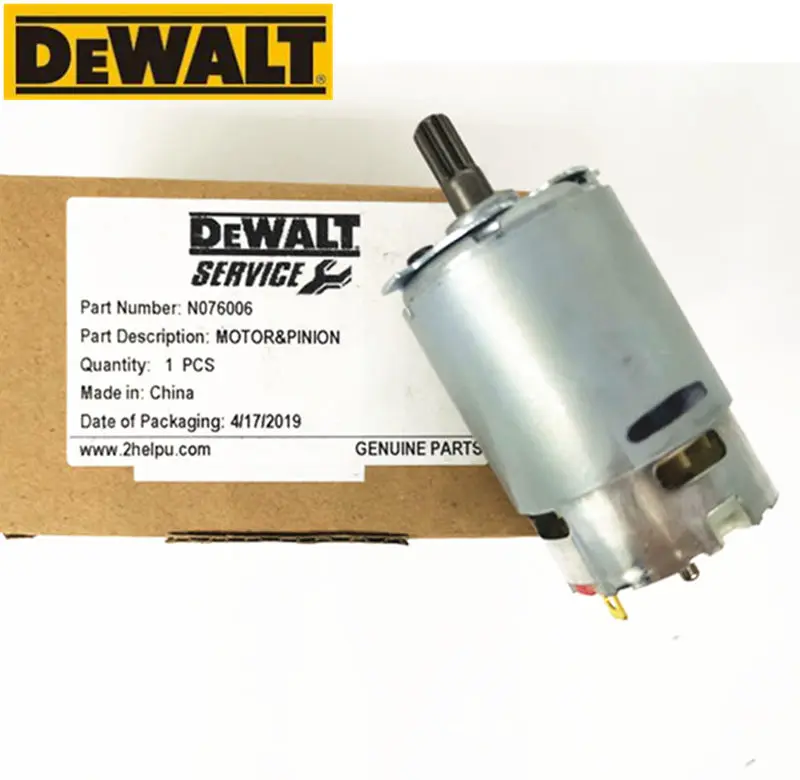 Электродвигатель CCW15 с 7 зубцами детали N076006 N021162 для DeWALT 10 8 В DCF815S2 DCF813 DCF815 DCF805 DCF813S2