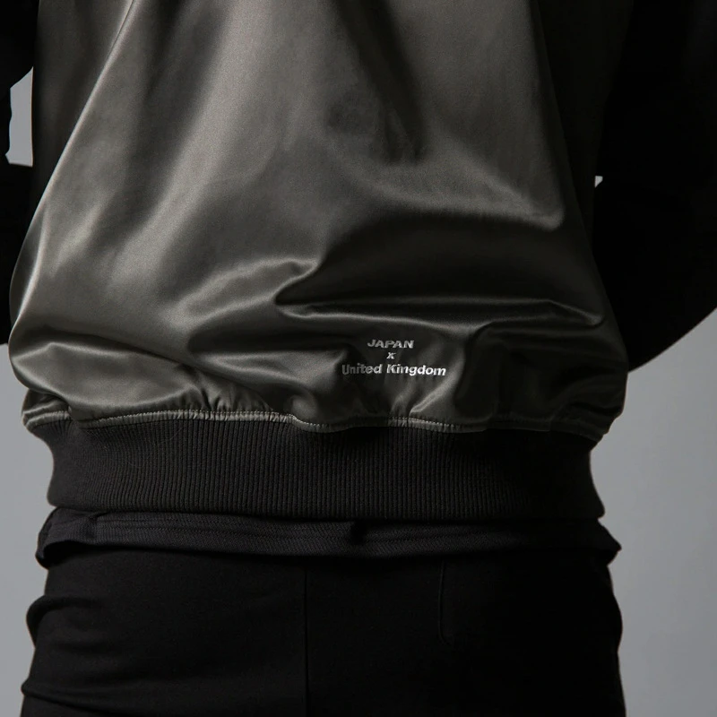 Япония и принт Флаг Великобритании 2020 Новый осень зима случайные бомбардировщик