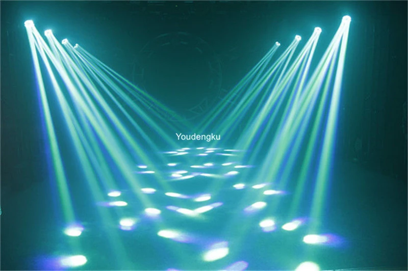 6 шт. с чехлом 6*40 Вт rgbw 4в1 лирес зум светодиодный светильник b-eye подвижной головкой