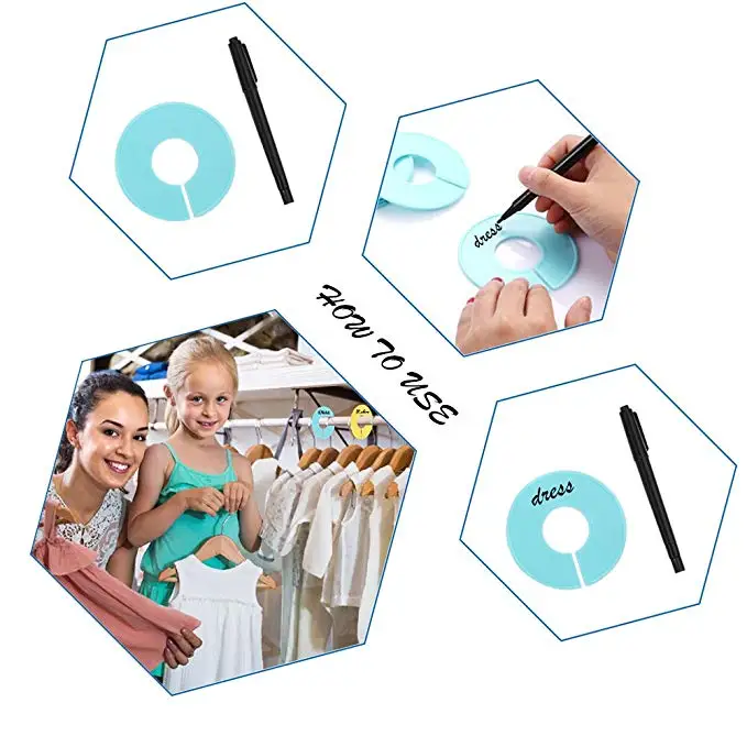 Вешалка Размеры делитель вешалка для одежды пустой детские гардероб магазин