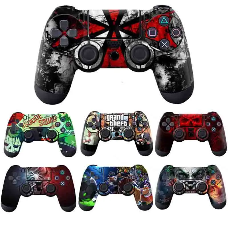 Виниловые накладки для PS4 управление Лер Наклейка s для Playstation 4 защитный чехол для джойстика для PS4 управление для PS4 тонкая кожа Наклейка