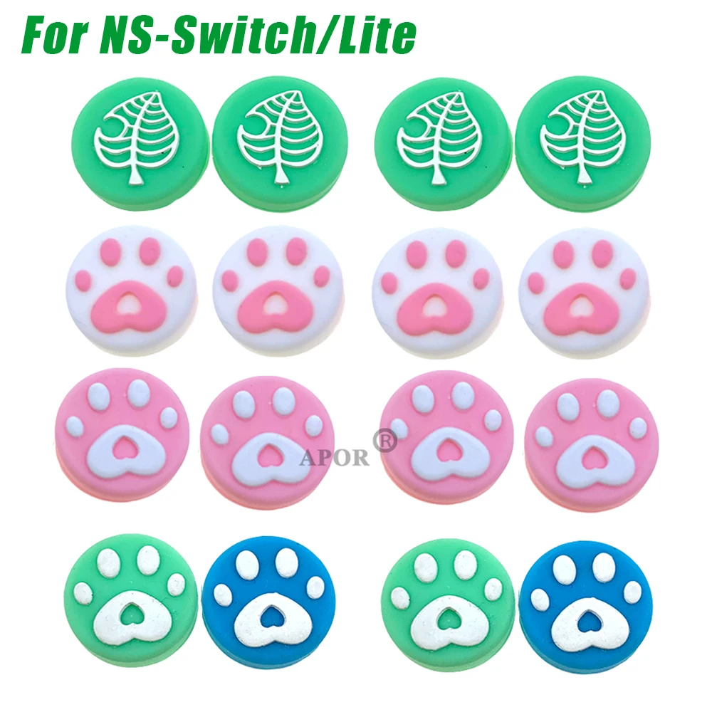 

8PCS Cat Paw Claw Silicone Analog Thumb Grips Cover for Nintend Switch NS Joy Con Stick Caps for Switch Lite Controller