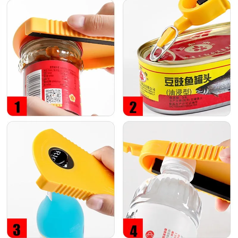 Креативная многофункциональная открывалка для бутылок банок открывашка с