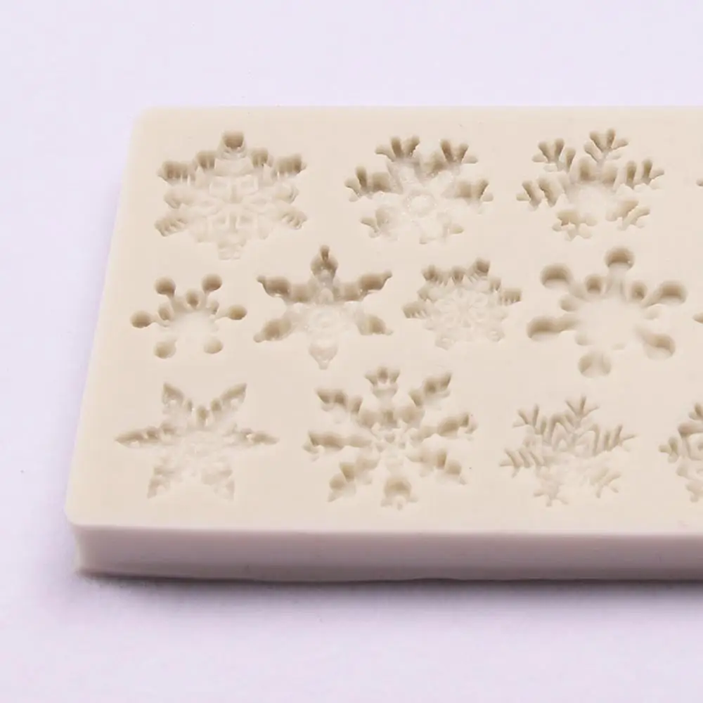 Рождественские Мягкие силиконовые Форма для сладостей выпечки Шоколад