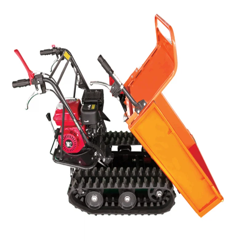 

SYNBON Machine 2021 Mini Tracked Crawler Dumper Construction Transporter Full Hydraulic Mini Dumper
