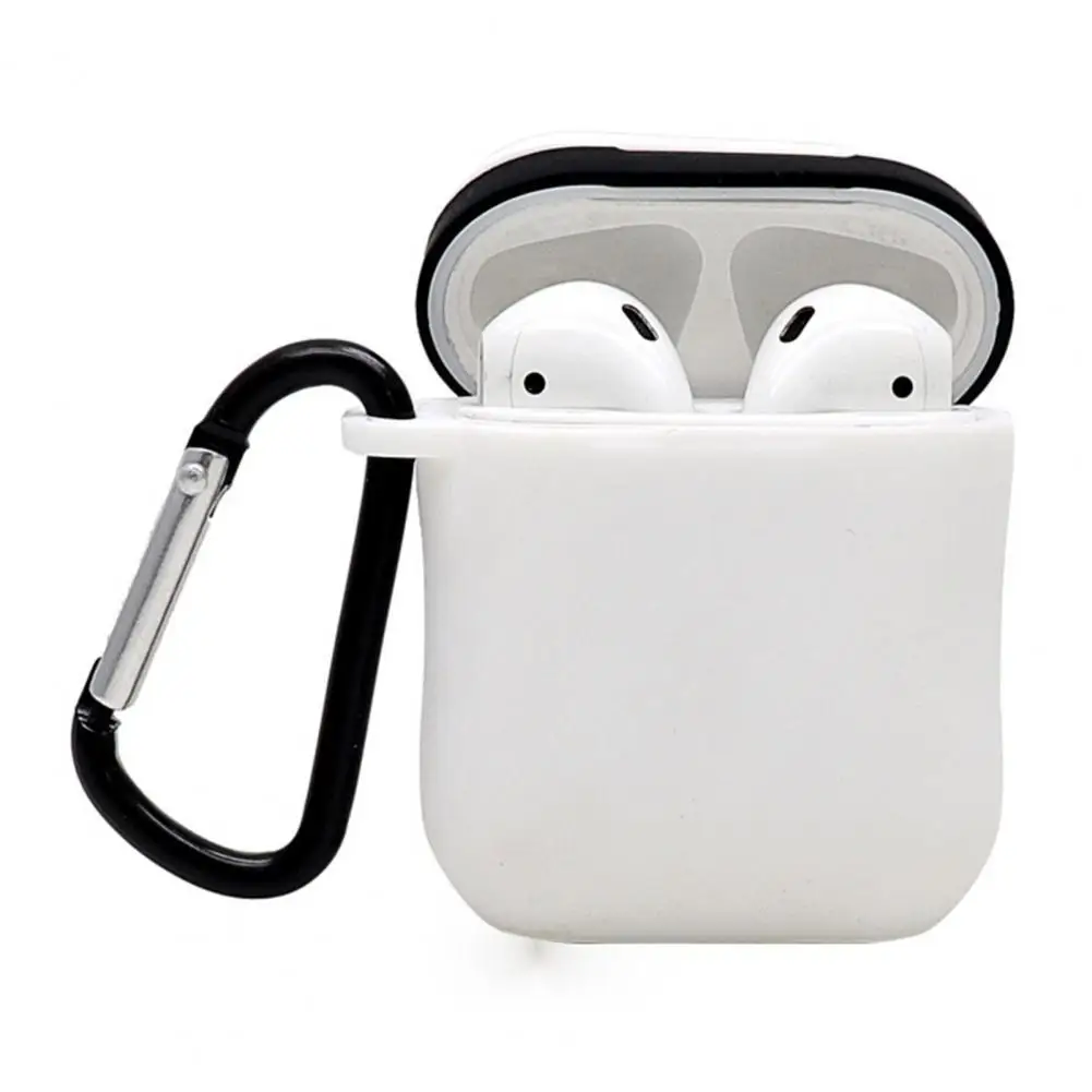 Чехол для беспроводной Bluetooth-гарнитуры AirPods 1/2 силиконовый защитный чехол Airpods