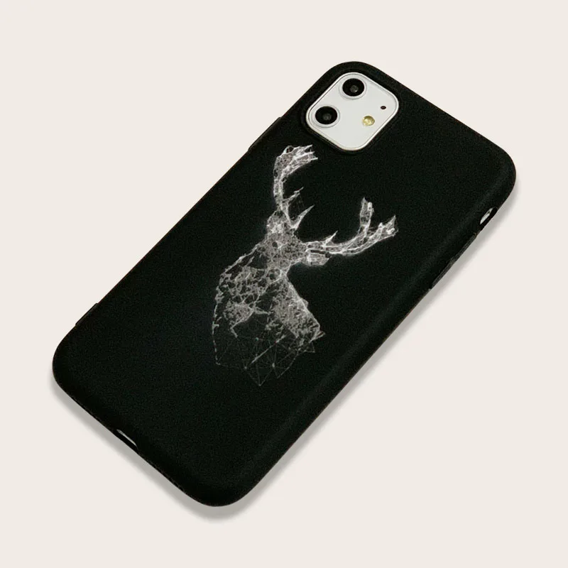 Фото Черный чехол для iphone 7 p/xr/x/xs/11/11 pro max защитный из ТПУ мягкий телефона cas Мобильные Черный чехол для iphone 7 p/xr/x/xs/11/11 pro max защитный из ТПУ мягкий телефона cas Мобильные
