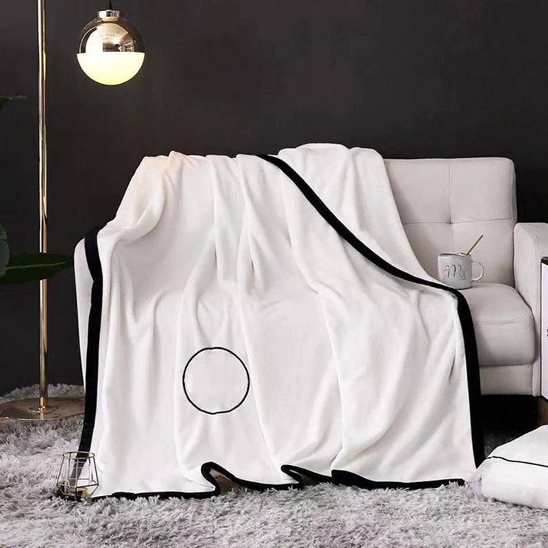 Mantas, toallas de ba&ntilde;o, chales, bufandas, manta de terciopelo franc&eacute;s superior, tapiz de marca de lujo de dise&ntilde;o-1