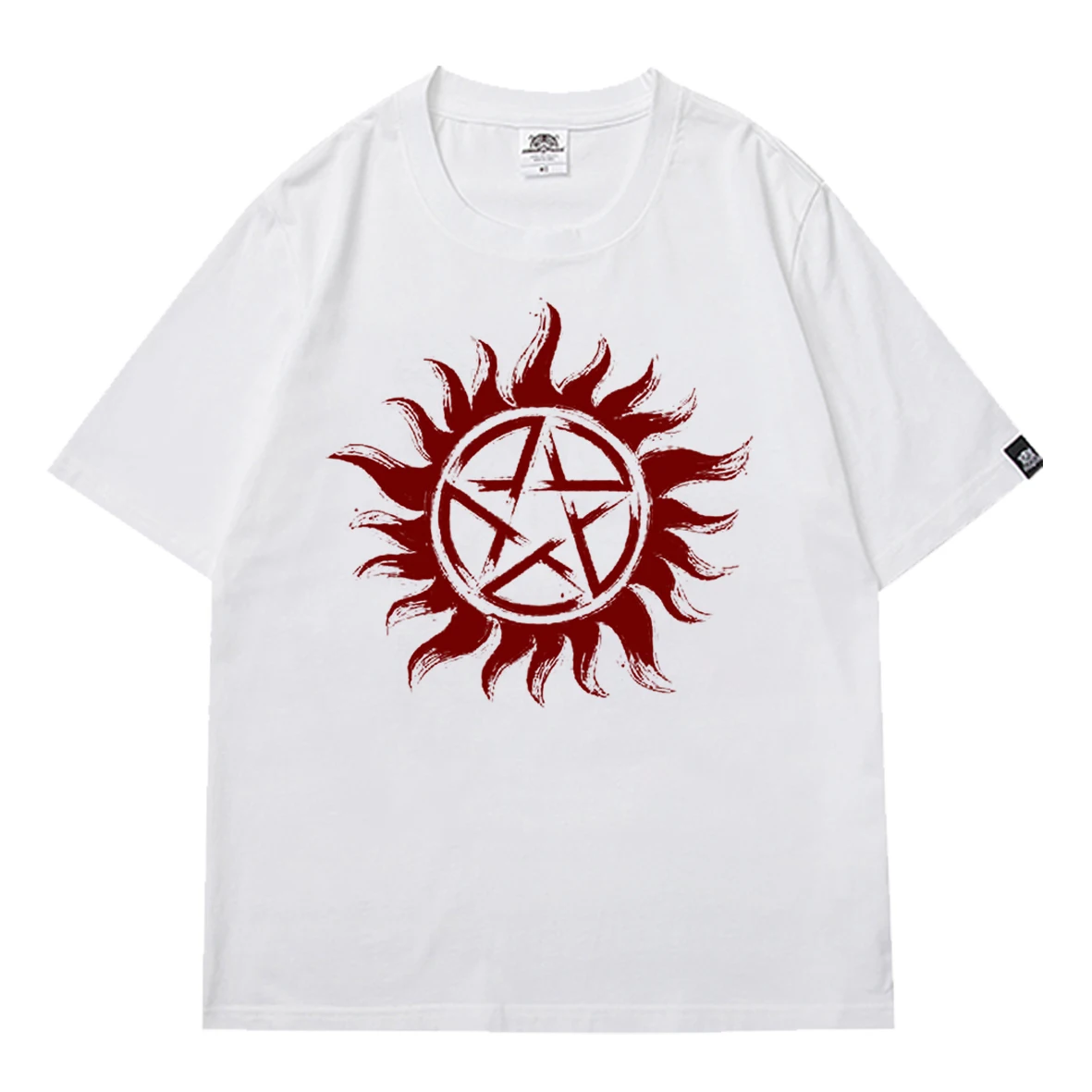 

Supernatural O-Neck Oversized T-shirt Casual Women Tee-Shirt 2021 Summer Clothing Street Cool Women's T-shirt Print Tops Tee