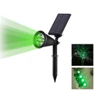 Настраиваемый настсветильник светильник на солнечной батарее, 4 светодиода, Ip65, водонепроницаемый, для ландшафта, уличсветильник