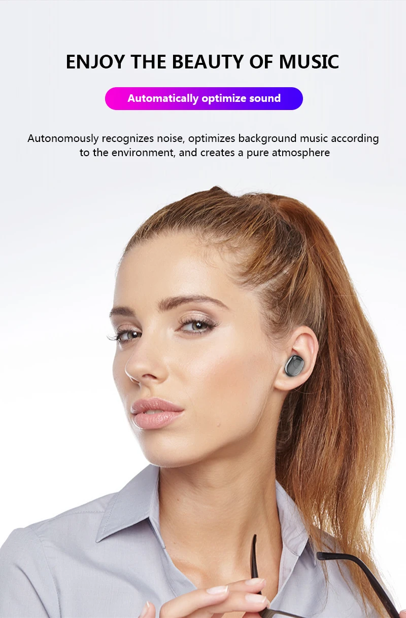 3500 мАч bluetooth беспроводные наушники TWS V5.0 наушники Светодиодный дисплей питания CVC8.0 DSP шумоподавление Спортивная беспроводная гарнитура