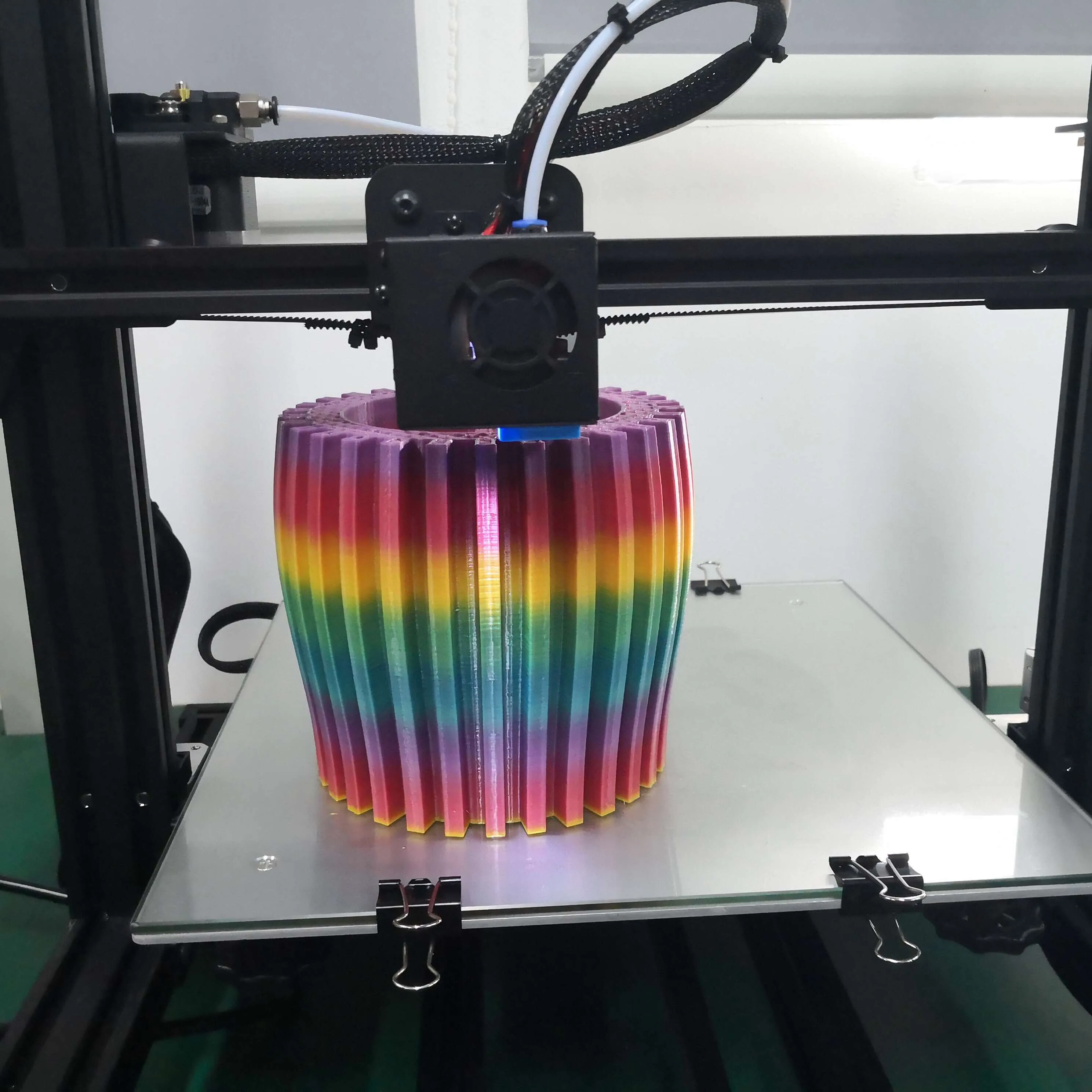 PLA 1 кг Радужная Нить для 3D-принтера 75 смола пластик оригинальный материал печати 2
