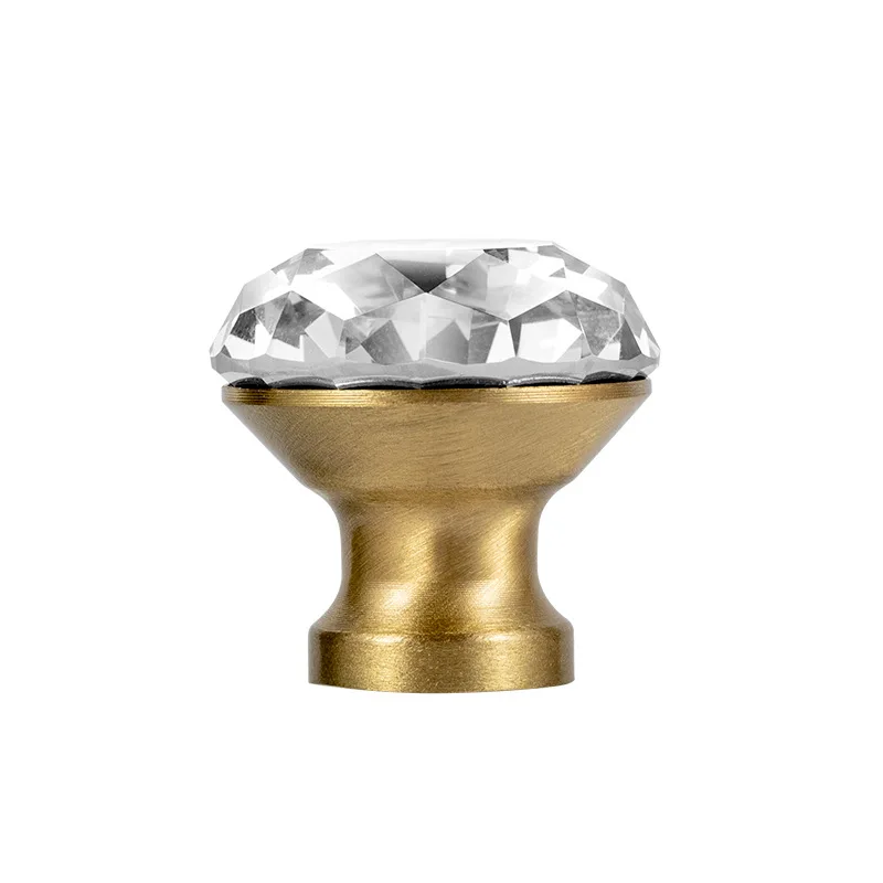 Качественные ручки из хрусталя и латуни K9 ручка для ящика шкафа кухонного