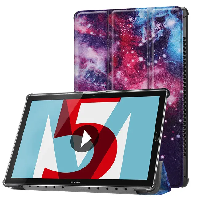 Чехол для huawei MediaPad M5 10,8 с откидной подставкой, умный чехол из искусственной кожи, чехол для huawei Mediapad M5 10 Pro CMR-AL09/W09, чехол для планшета - Цвет: Yin He Xi