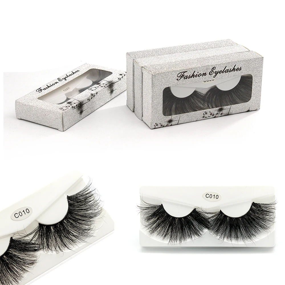 

1Pair 3D Mink Eyelashes 30mm Fluffy Reusable Soft Dramatic Eyelash Extension Wholesale Retail Makeup False Lashes Silk Eyelashes