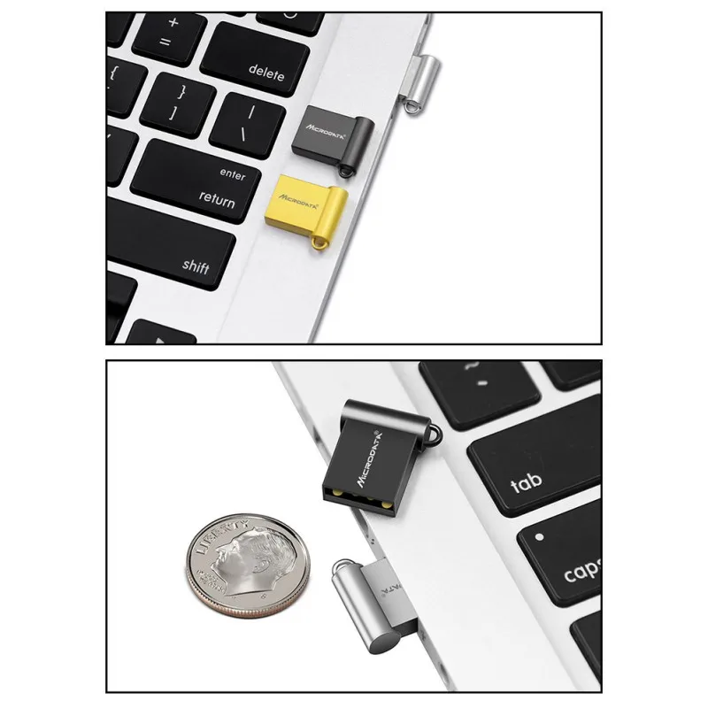Автомобильный USB флэш-накопитель 64 г 32 16 8 4 USB2.0 металлическая карта памяти
