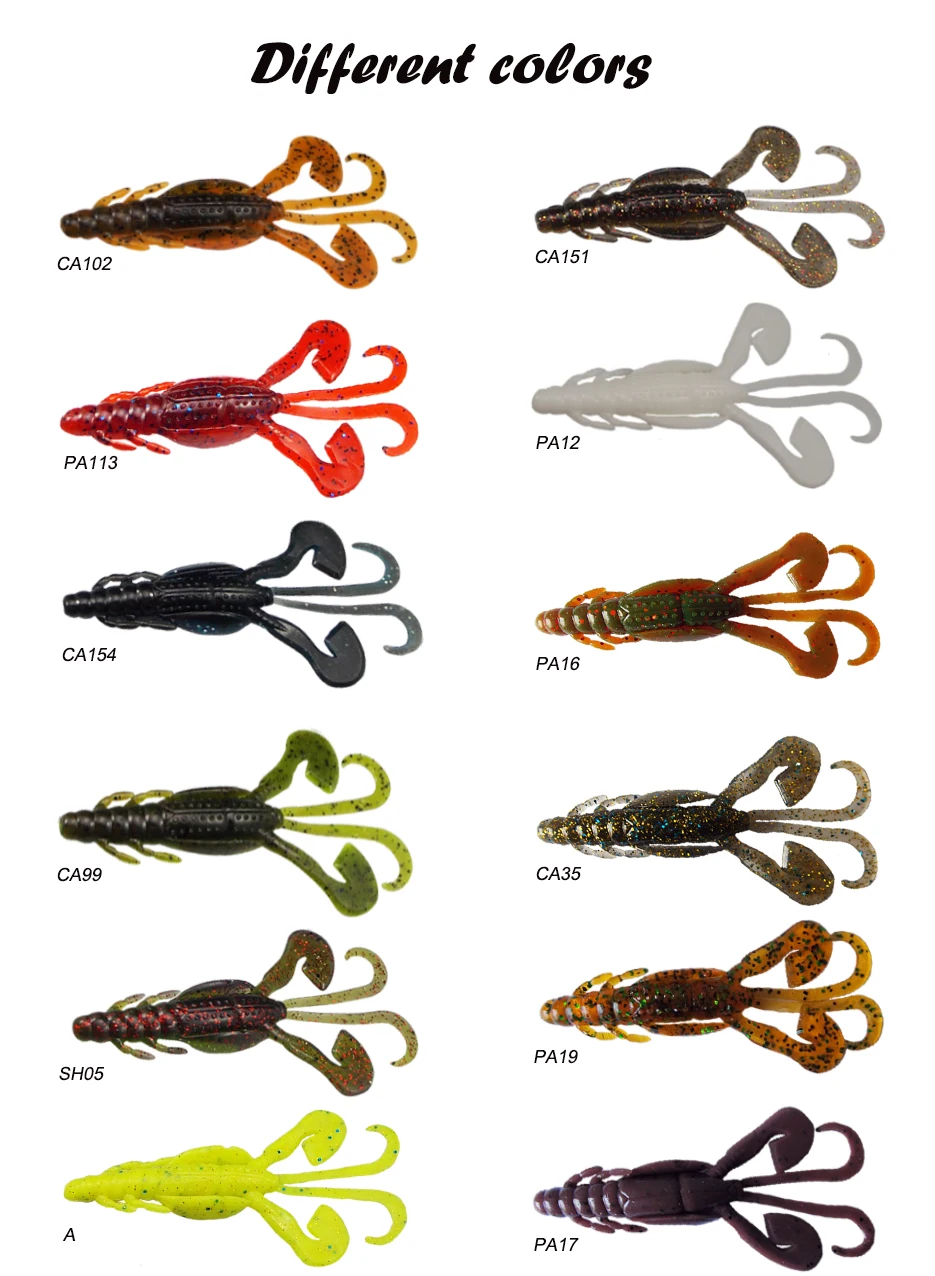 Esfishing приманки для рыбалки Мягкие приманки огромные щупальца Craw 6 шт. 90 мм 6,2 г поток морской рыбалки озеро Iscas снасти