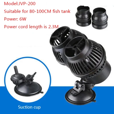 Sunsun Wave Maker Wavemaker водяной насос для аквариума аквариум аквариумный насос подводный для аквариума Пруд насос волна для аквариума - Цвет: JVP-200 suction cup