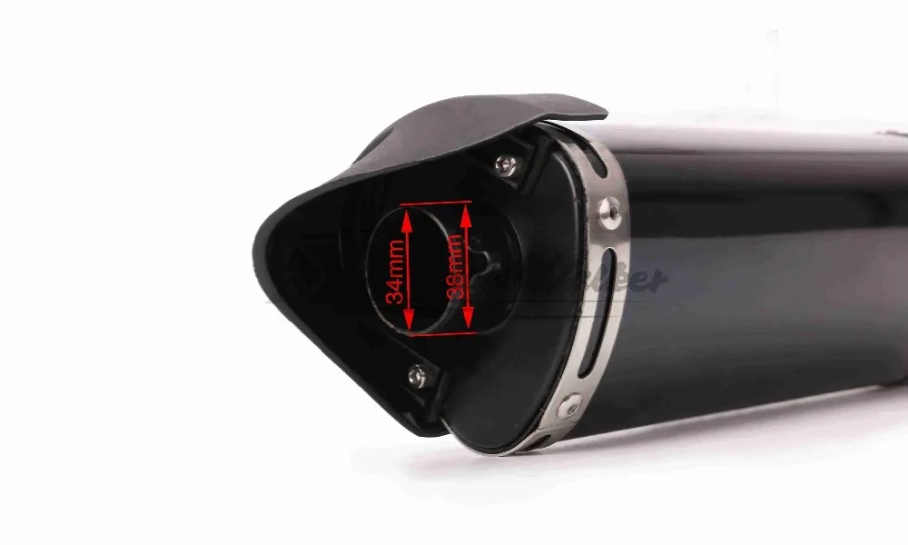 Модифицированный выхлопной escape moto глушитель 100cc 125cc 150cc gy6 скутер moto rcycle cbr jog rsz dirt pit bike АКСЕССУАРЫ