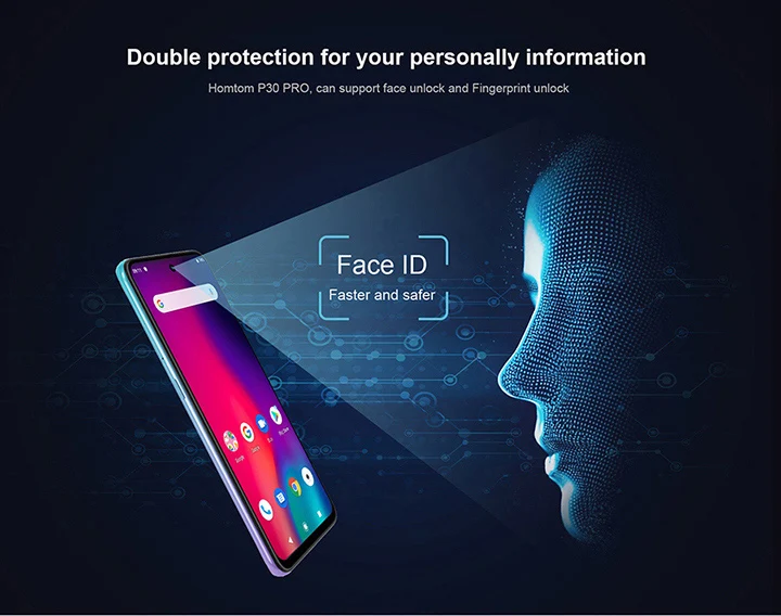 HOMTOM P30 pro Android 9,0 Helio P23 MTK6763 Восьмиядерный 4 Гб 64 Гб Смартфон 6,41 дюймов 4000 мАч 4G FDD-LTE стеклянный Чехол для мобильного телефона