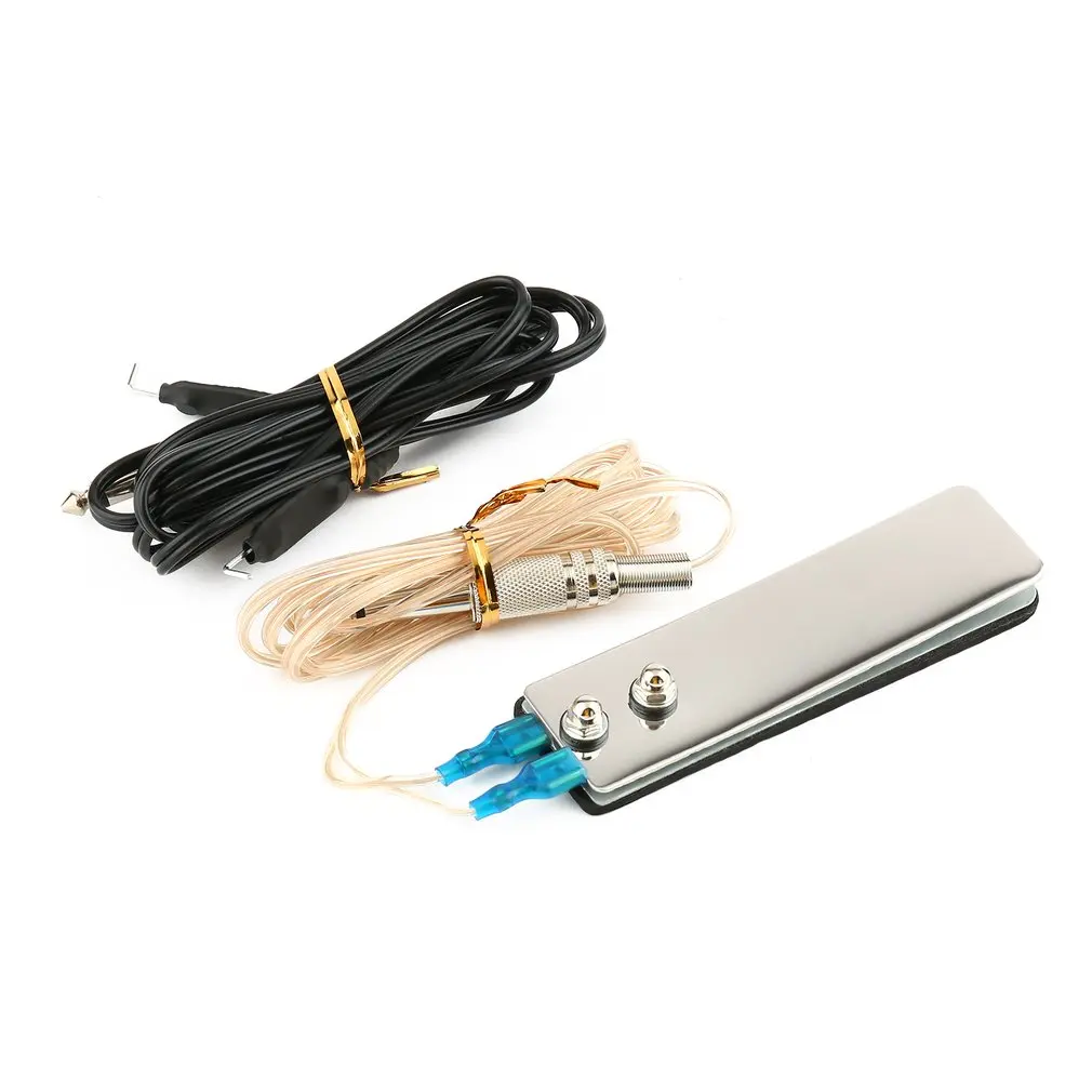 HOT Pro Tattoo Machine Accessories Kit Mini Stainless Steel with Foot Switch Pedal Power Supply &amp Clip Cord | Красота и здоровье