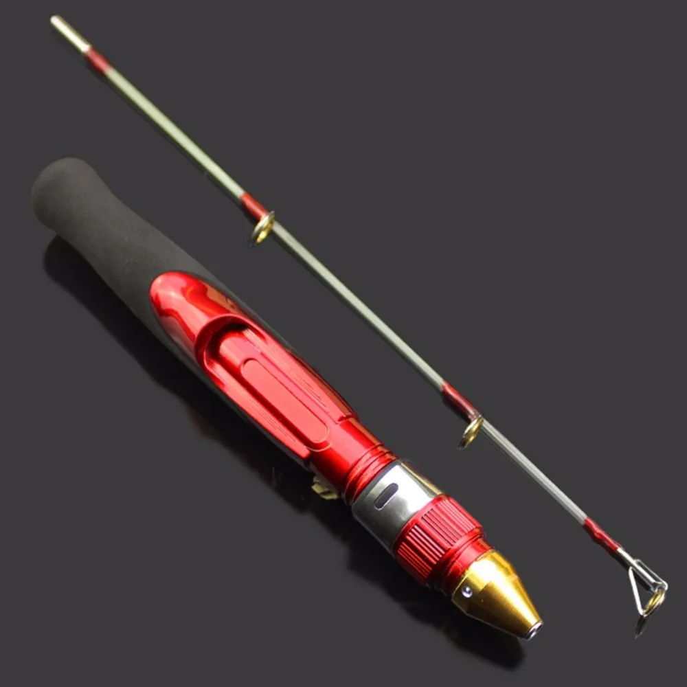 

OUTAD Portable Shrimp Fishing Rod Winter Ice Fishing Pole Mini Telescopic Rods For Shrimp Durable Fish Tackle Pole