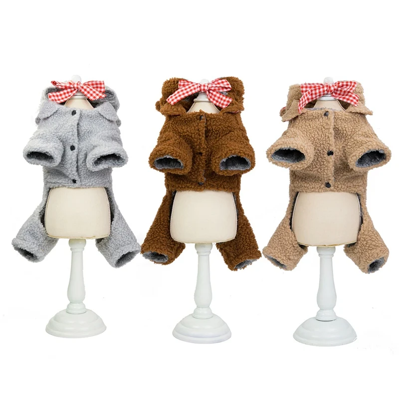 Толстовка с капюшоном для собаки зимняя одежда собак маленьких детей пальто