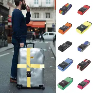 10 цветов Регулируемый ремень безопасности трехзначный Комбинированный Замок для путешествий багажная лента для чемодана упаковочный ремень аксессуары