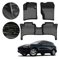 for porsche cayenne 2011 2012 2018 5 seat tpe car floor mats waterproof non slip auto styling accessories automobile interior