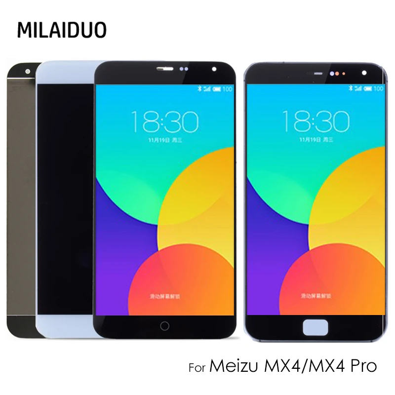 ЖК дисплей для MEIZU MX4 LCD кодирующий преобразователь сенсорного экрана в сборе Pro