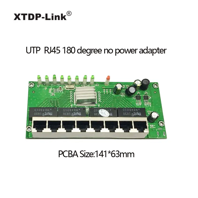 Only G1 PCBA Гигабитный коммутатор 8 портов OEM/ODM модуль RTL8370 UTP медный радиатор 10/100/1000 Мбит/с PCBA плата Шэньчжэнь завод производство в Китае - Цвет: Only G1 PCBA