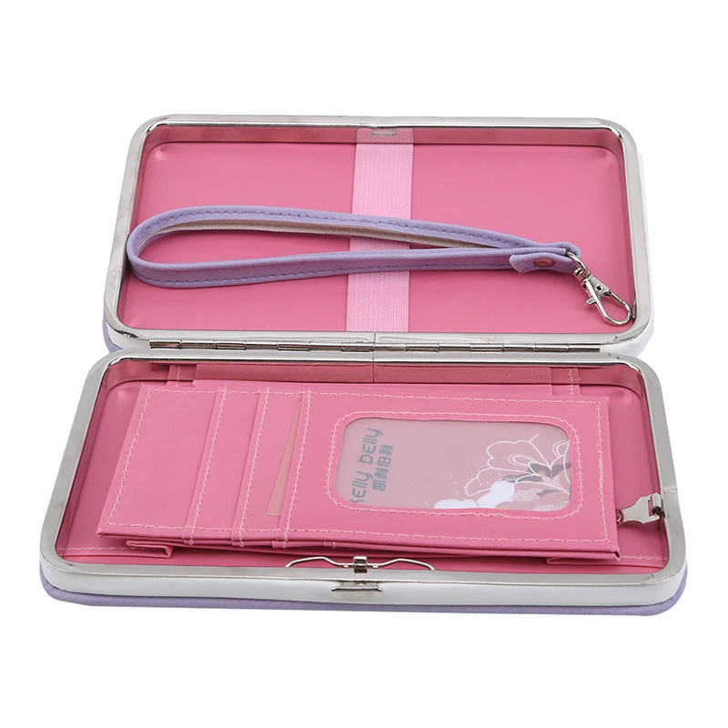 

Wallet Female Women's Wallet Snap Coin Purse Phone Bag Multi-card Bit Card Holder Purse Women Luxury Billetera Mujer