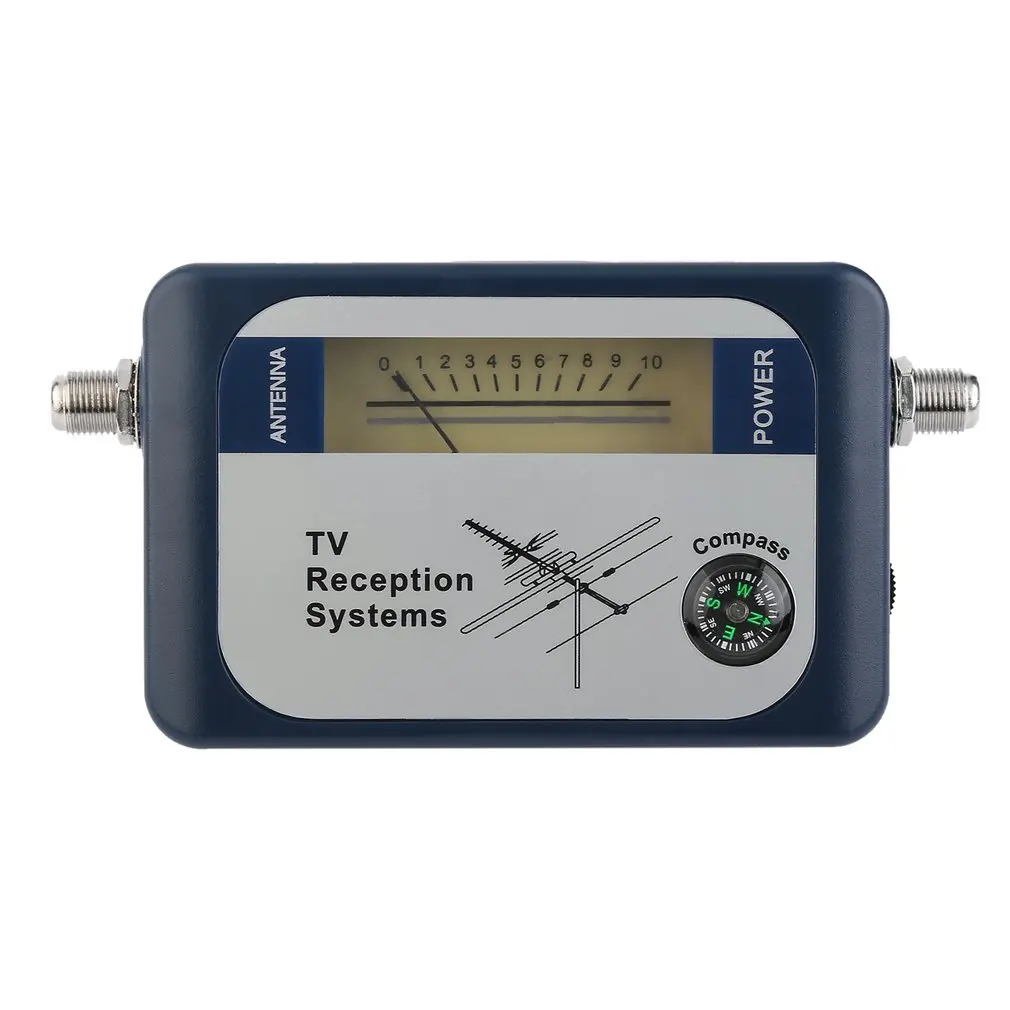 

FREESAT Satellit Finder Digital Aerial Terrestrial TV Antenna Signal Power Strength Meter Pointer TV Reception with Compass