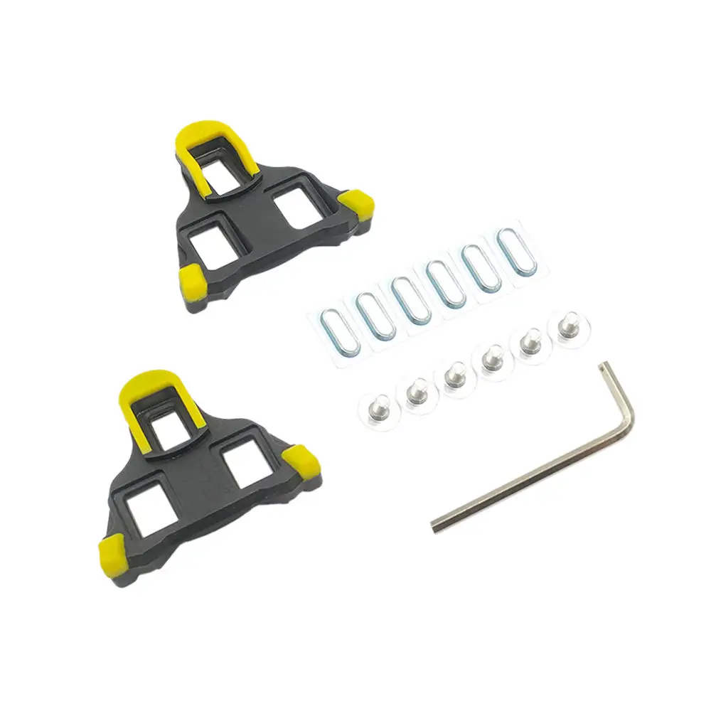 

1 Pair Road Bike Lock 6 Degree SH112 Lock Shoes Random Color Brand New