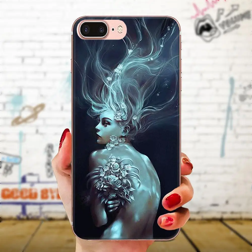 Mermaid Soft TPU Protector Cases For Huawei Honor Nova Note 5 5I 8A 8X 10 Pro 9X Moto G G2 G3 G4 G5 G6 G7 Plus | Мобильные телефоны