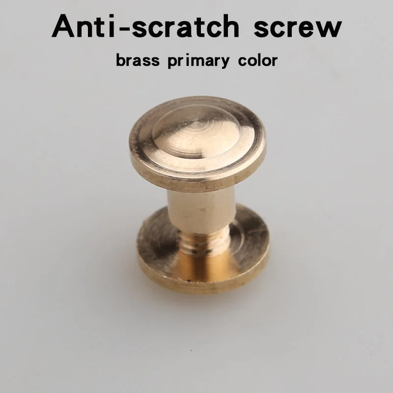 Stainless steel screw pure copper belt screw red copper screw belt belt screw creative screw retro screw