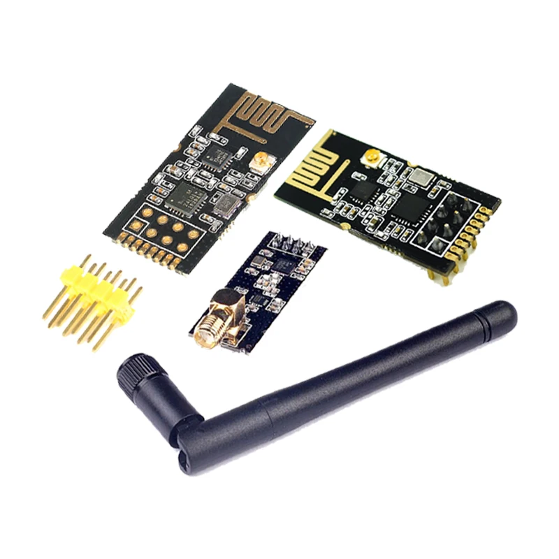 

1sets 2.4G wireless modules 1100-Meters Long-Distance NRF24L01+PA+LNA wireless modules (with antenna)