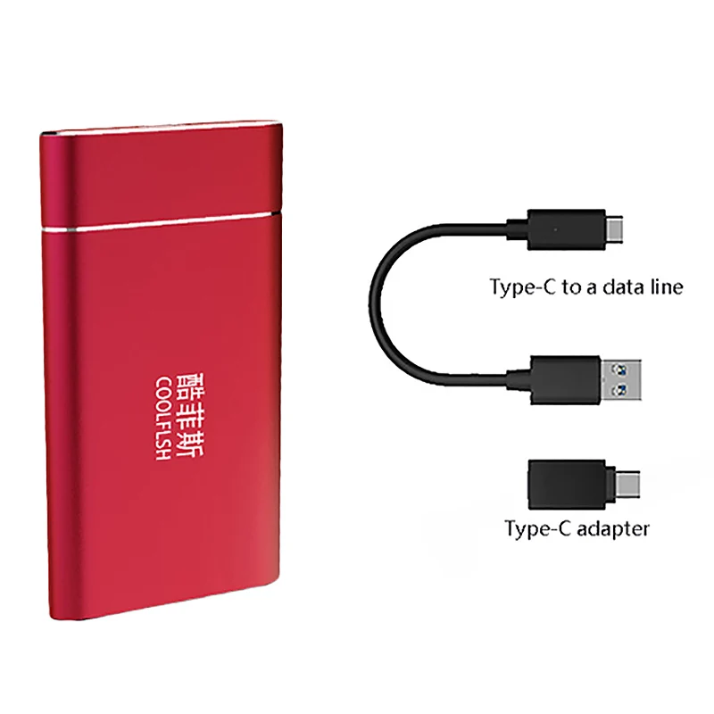 COOLFISH внешний жесткий диск NGFF SSD 1 ТБ Type C 3 Mini твердотельный накопитель/мобильный