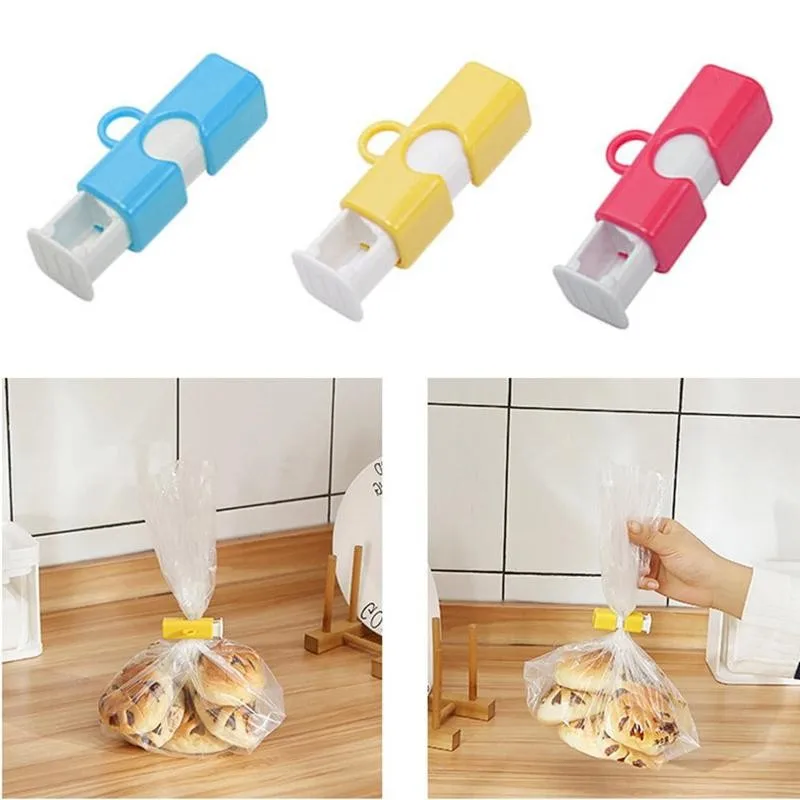 

3pcs Seal Pour Food Storage Bag Clip Snack Sealing Clip Keeping Fresh Plastic Sealer Clamp Helper Food Saver Home Kitchen Tools