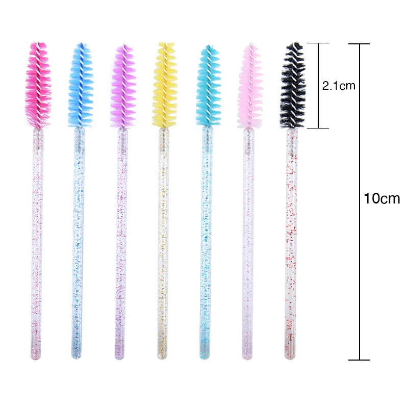 TDANCE набор кистей для завивки ресниц 50 шт. блестящий одноразовый аппликатор