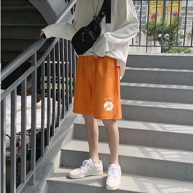 

Fashions Summer Shorts for Men 2020 Men Chrysanthemum Colorful Streetwear Thin Sweatshorts Male Trend Shorts Streetwear Bermuda