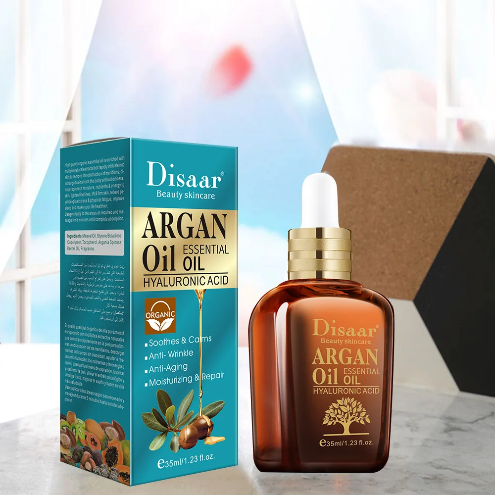 

Disaar Argan oil facial moisturizing skin brightening and hydrating essential oils