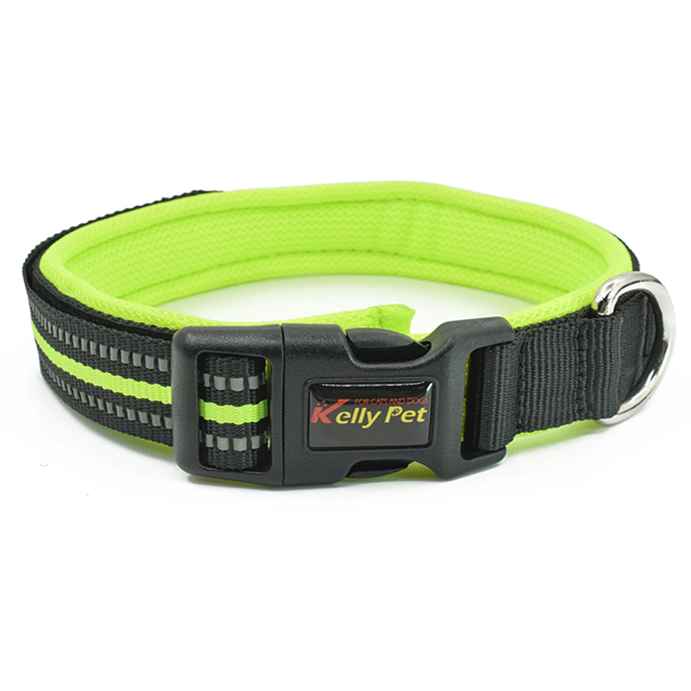collar green Hoomall Pet ошейники для собак светодиодный подвесной ошейник с красочными светодиодный свет, с круглой горловиной, для собаки кошки, Декор Аксессуары для ошейника питомца 1 шт - Цвет: collar green