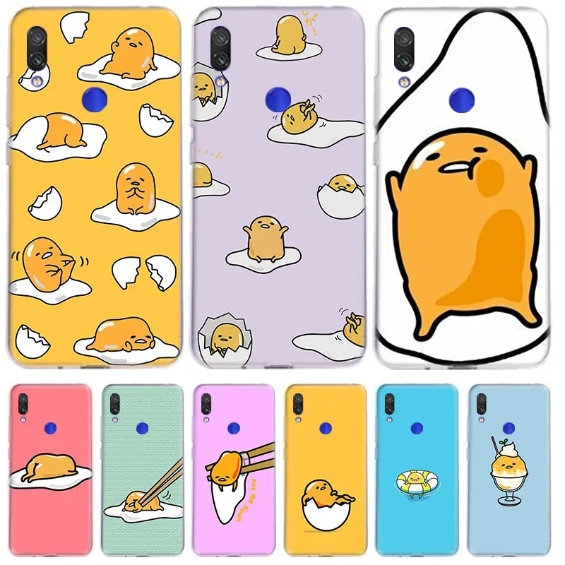 

Cute Cartoon Egg Case For Redmi Note 10 Pro Max 8T 9S 10S 9A 9C 9 Power 8 7 7A 2021 Transparent Silicone Cover Coque