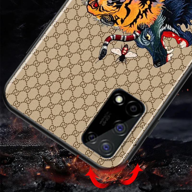 

Italian luxury Snake Tiger Bee For Honor X10 5G 10X 10i 10 9C 9S 9A 9i 9N 9X Pro 9 Lite Phone Case