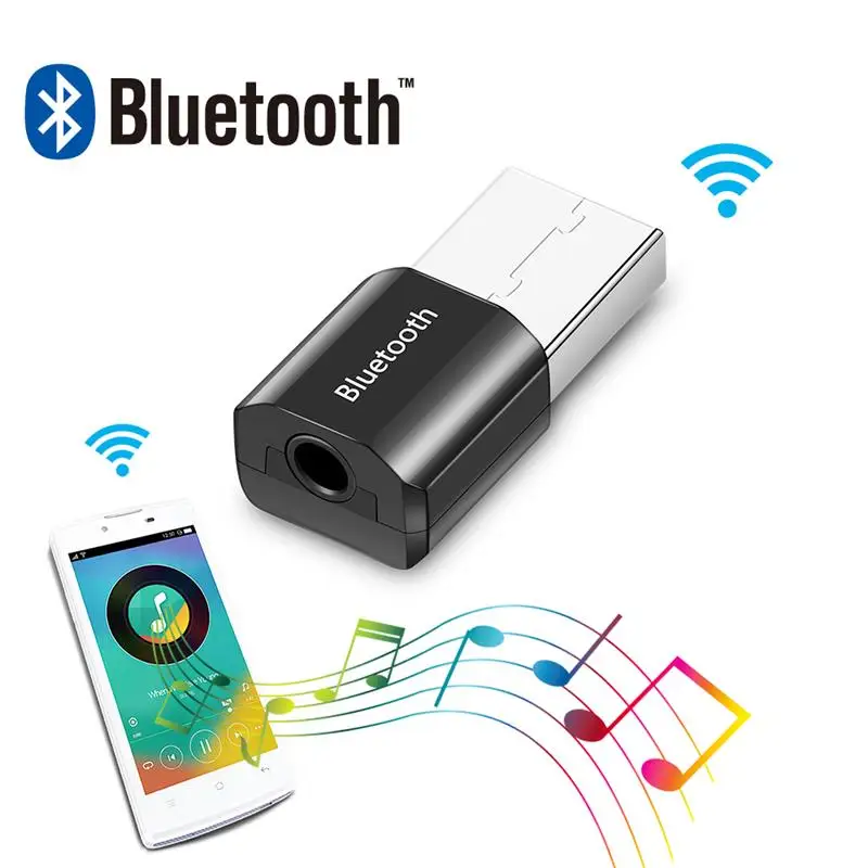 Мини Bluetooth аудио AUX Автомобильный приемник адаптер 3 5 мм беспроводной портативный