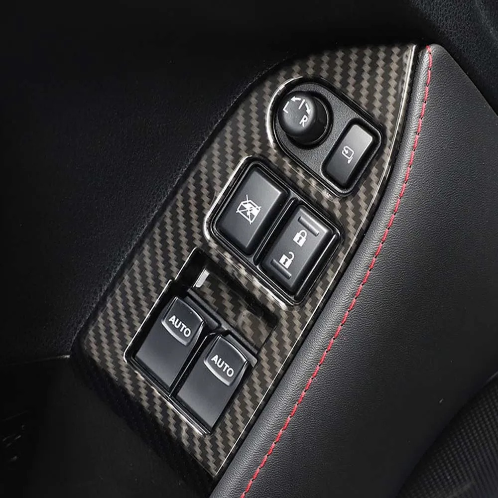 

For Toyota 86 For Subaru BRZ 2012-2020 Left Hand Drive Car Door Window Lift Switch Panel Cover Trim Auto Styling Molding