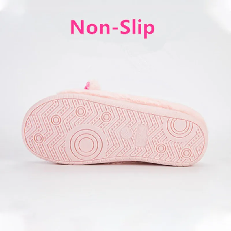 

Women Unicorn slippers female winter girl family home autumn winter anti-slip plush outside wear thick bottom indoor cotton
